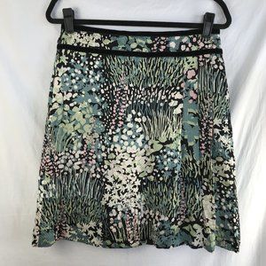 Anthropologie - Beth Bowley - 100% Silk Slip Skirt - Size 6 Knee Length Casual